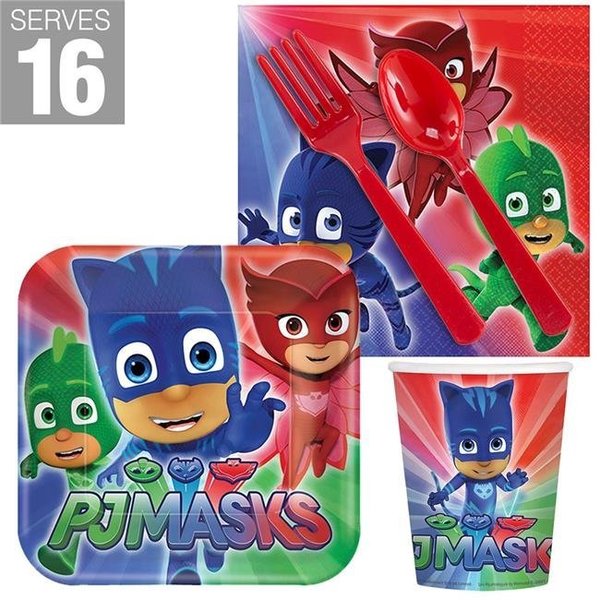 Birthday Express Birthday Express 267033 PJ Masks Snack Pack - Pack of 16 267033